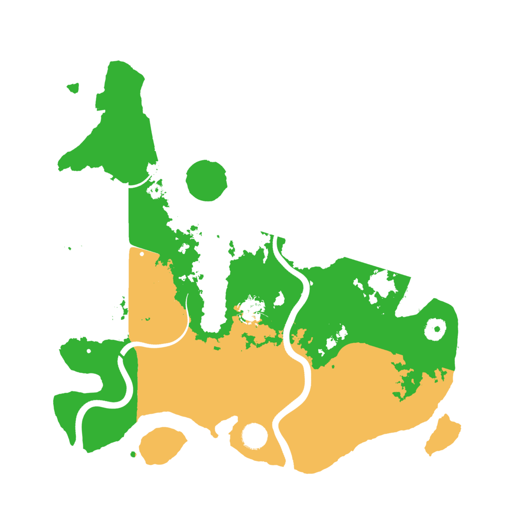 Biome Rust Map: Procedural Map, Size: 3507, Seed: 13825