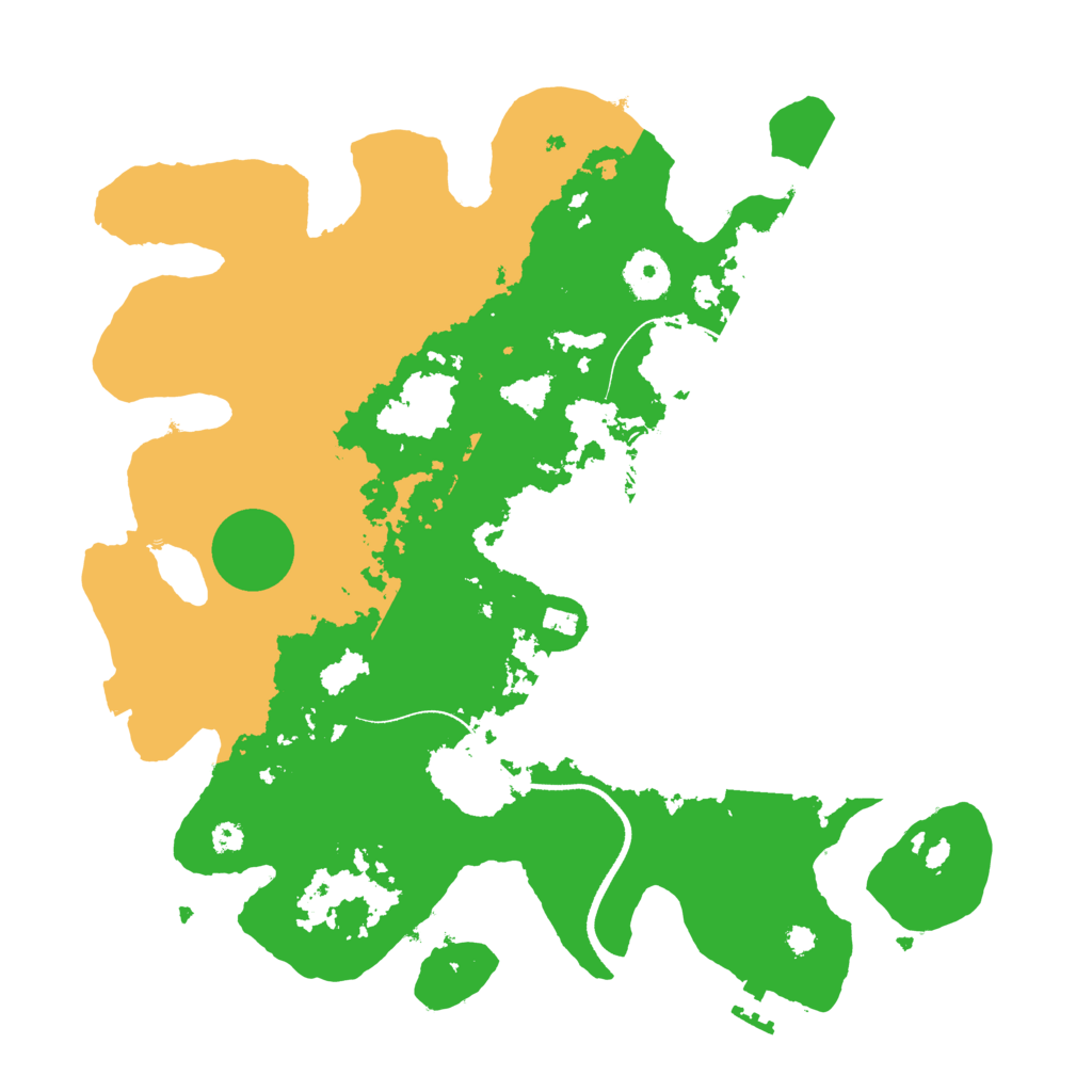 Biome Rust Map: Procedural Map, Size: 3500, Seed: 1423781762