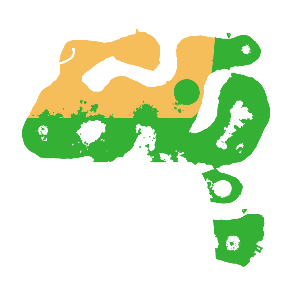 Biome Rust Map: Procedural Map, Size: 3033, Seed: 66830197