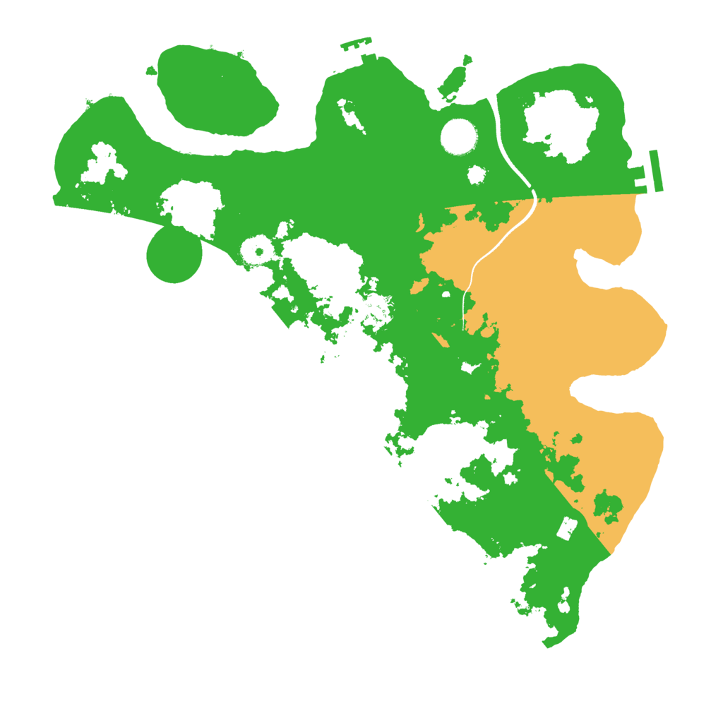 Biome Rust Map: Procedural Map, Size: 3500, Seed: 722518969