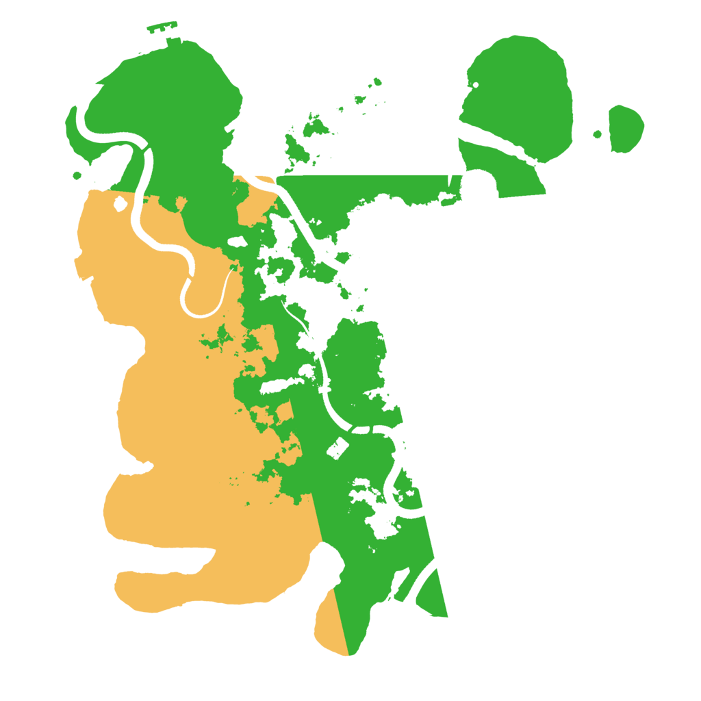 Biome Rust Map: Procedural Map, Size: 3500, Seed: 20211114