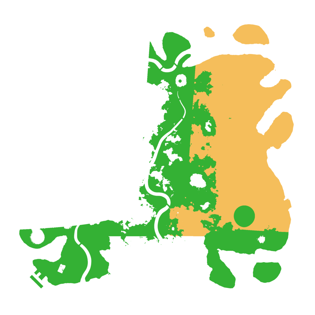 Biome Rust Map: Procedural Map, Size: 3950, Seed: 2062280054