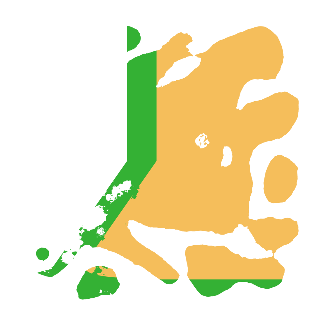 Biome Rust Map: Barren, Size: 3500, Seed: 1721505354