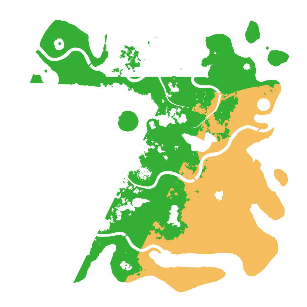 Biome Rust Map: Procedural Map, Size: 4200, Seed: 1394331877