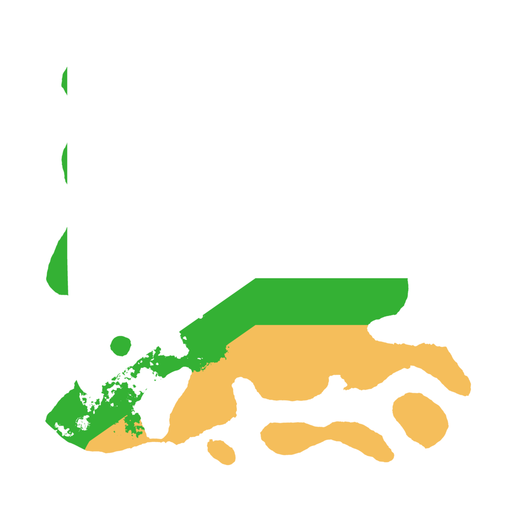 Biome Rust Map: Barren, Size: 3500, Seed: 13477274