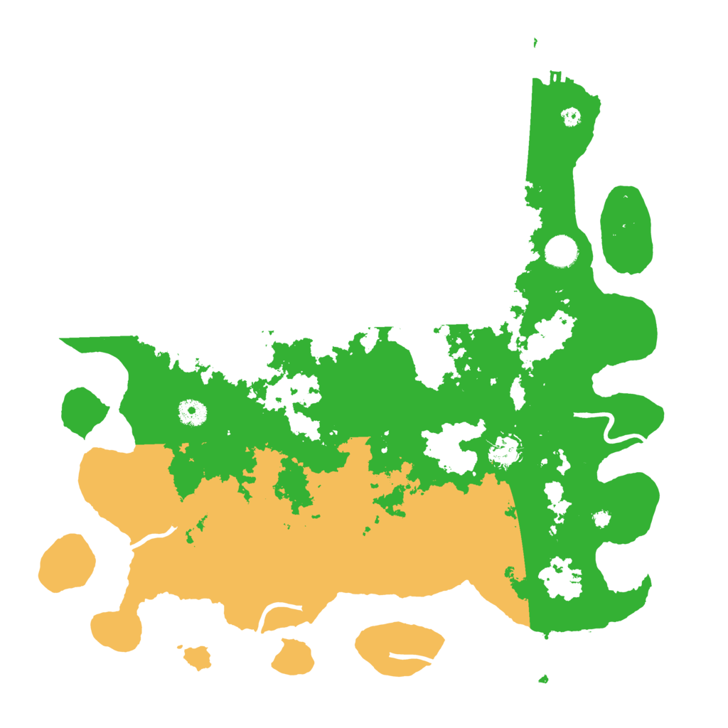 Biome Rust Map: Procedural Map, Size: 3950, Seed: 400455227