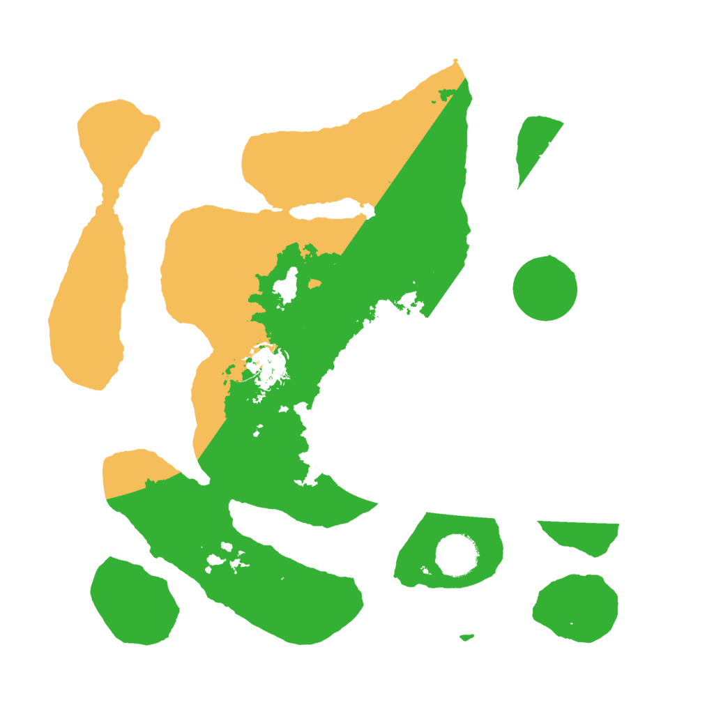 Biome Rust Map: Barren, Size: 3000, Seed: 64789