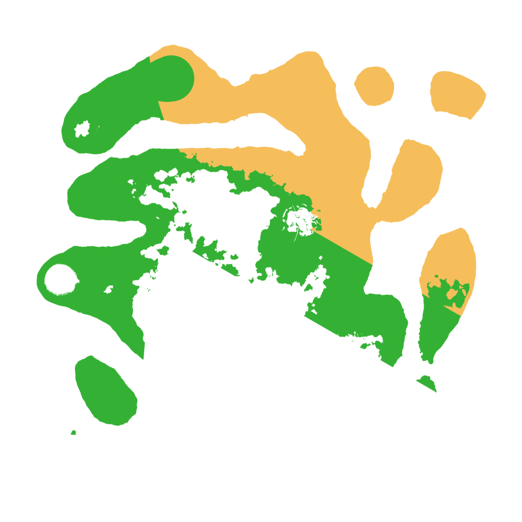 Biome Rust Map: Barren, Size: 3000, Seed: 863909