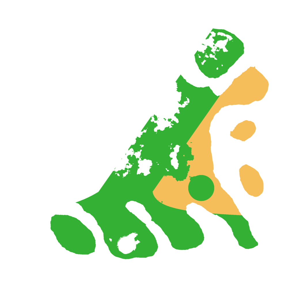 Biome Rust Map: Barren, Size: 3000, Seed: 331394