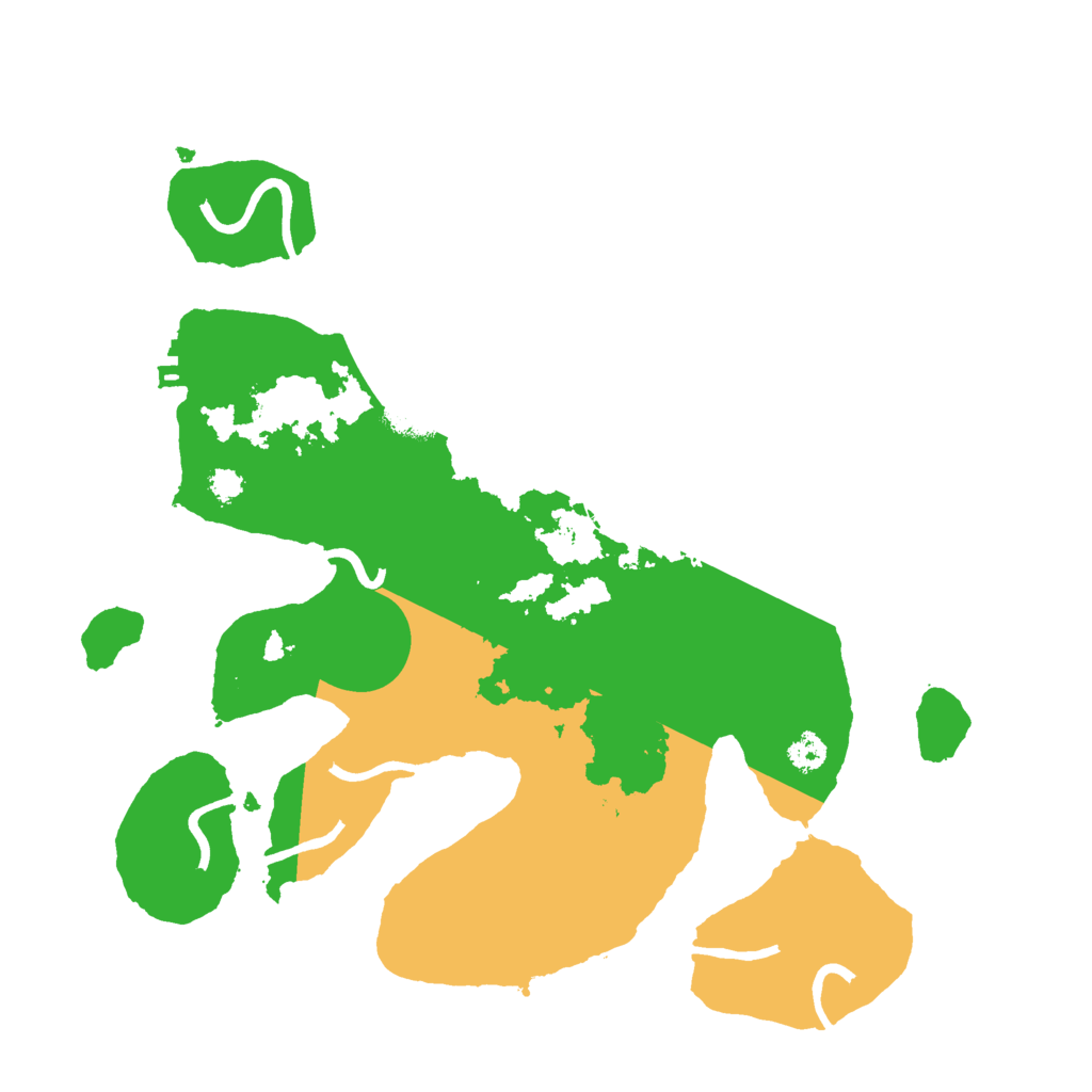 Biome Rust Map: Procedural Map, Size: 3000, Seed: 728422