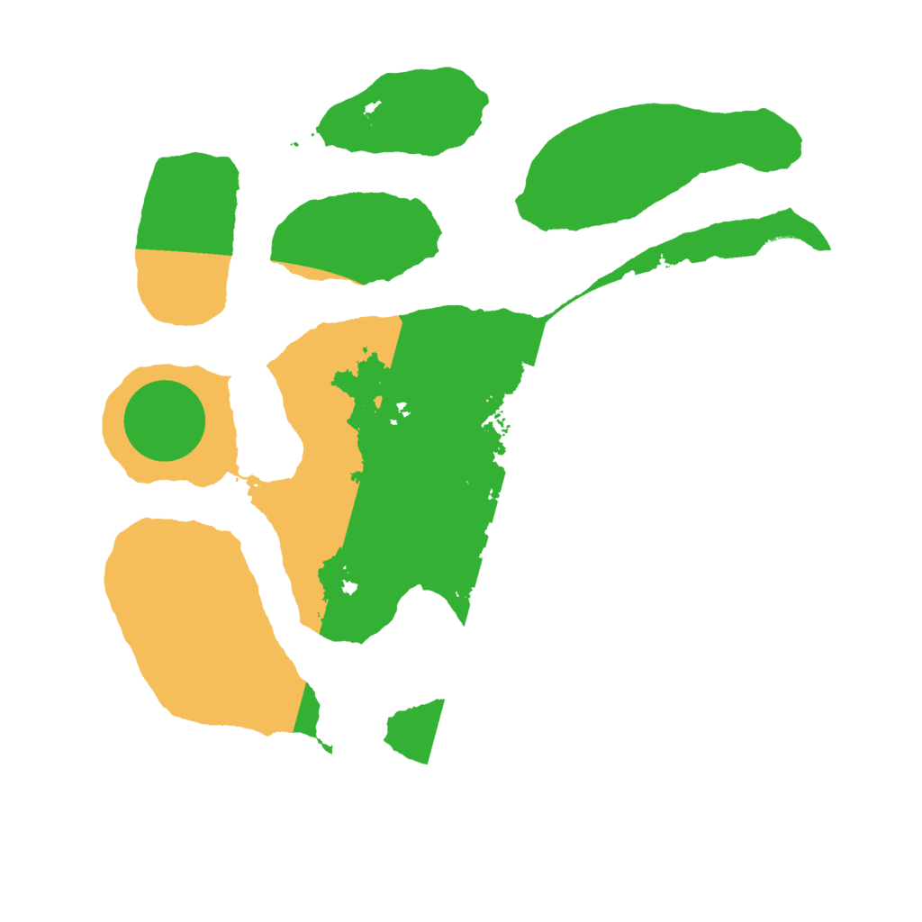 Biome Rust Map: Barren, Size: 3000, Seed: 282773