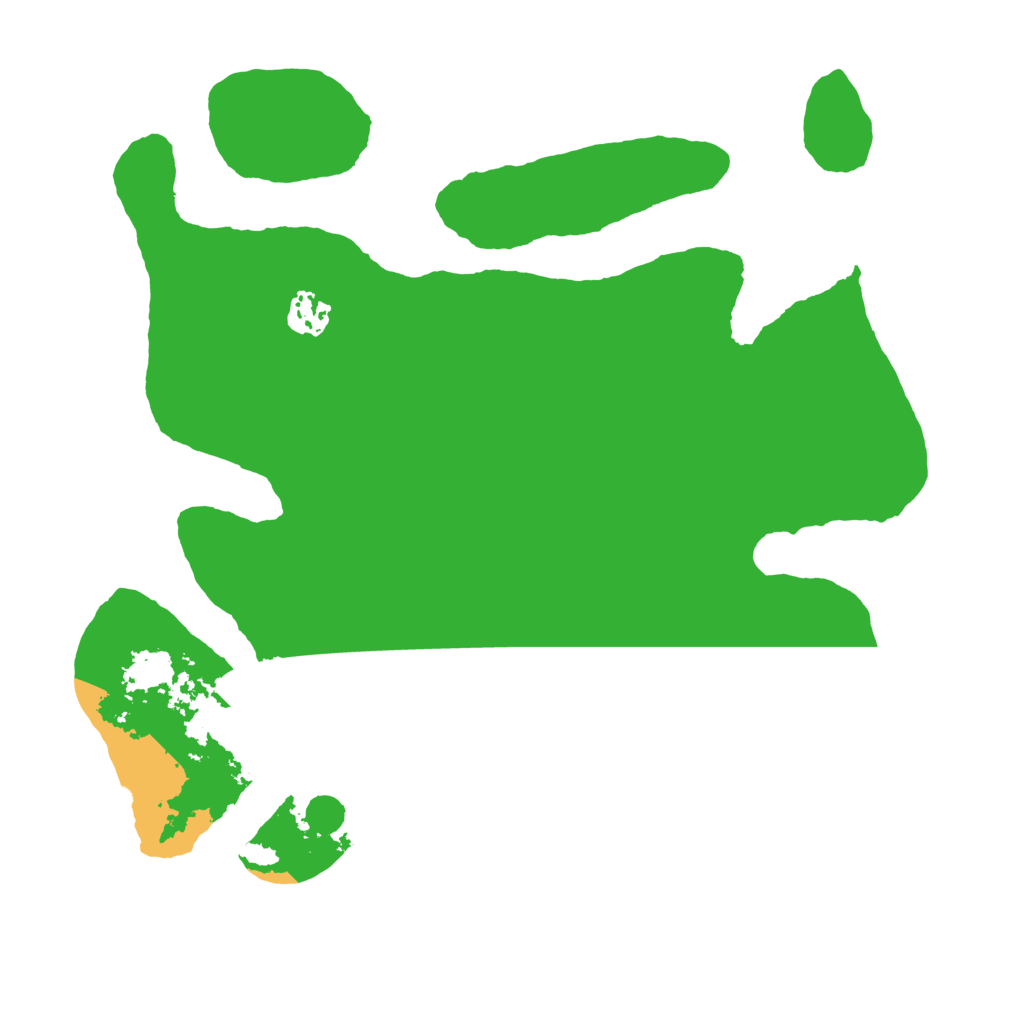 Biome Rust Map: Barren, Size: 3500, Seed: 1997494424