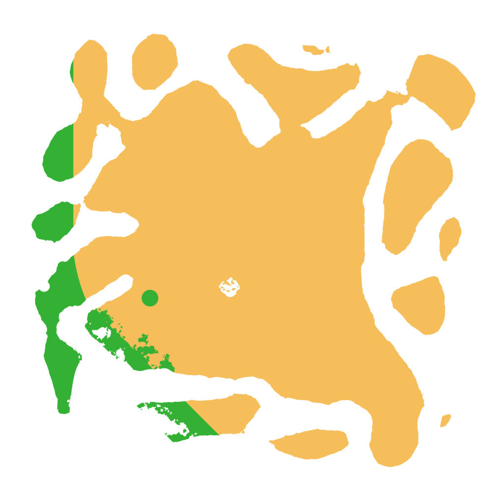 Biome Rust Map: Barren, Size: 4000, Seed: 1045454