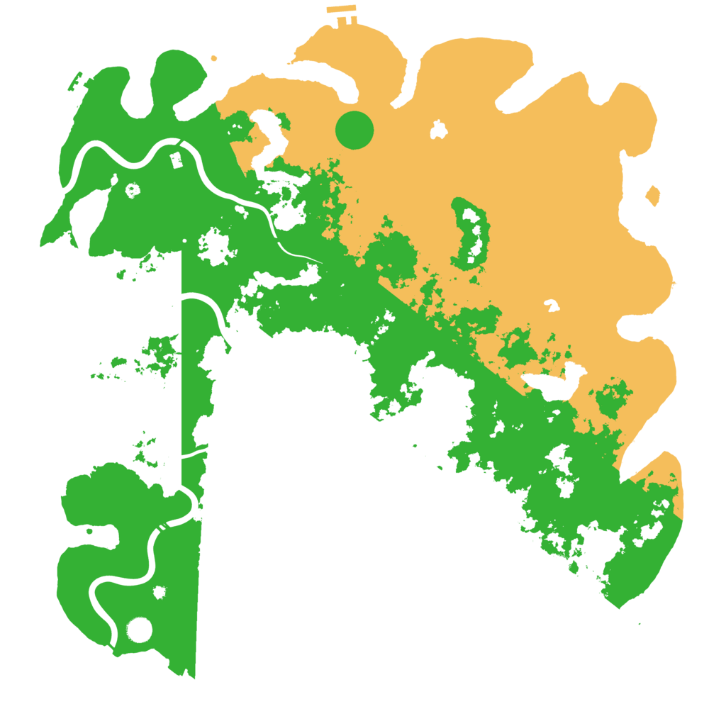 Biome Rust Map: Procedural Map, Size: 5000, Seed: 73