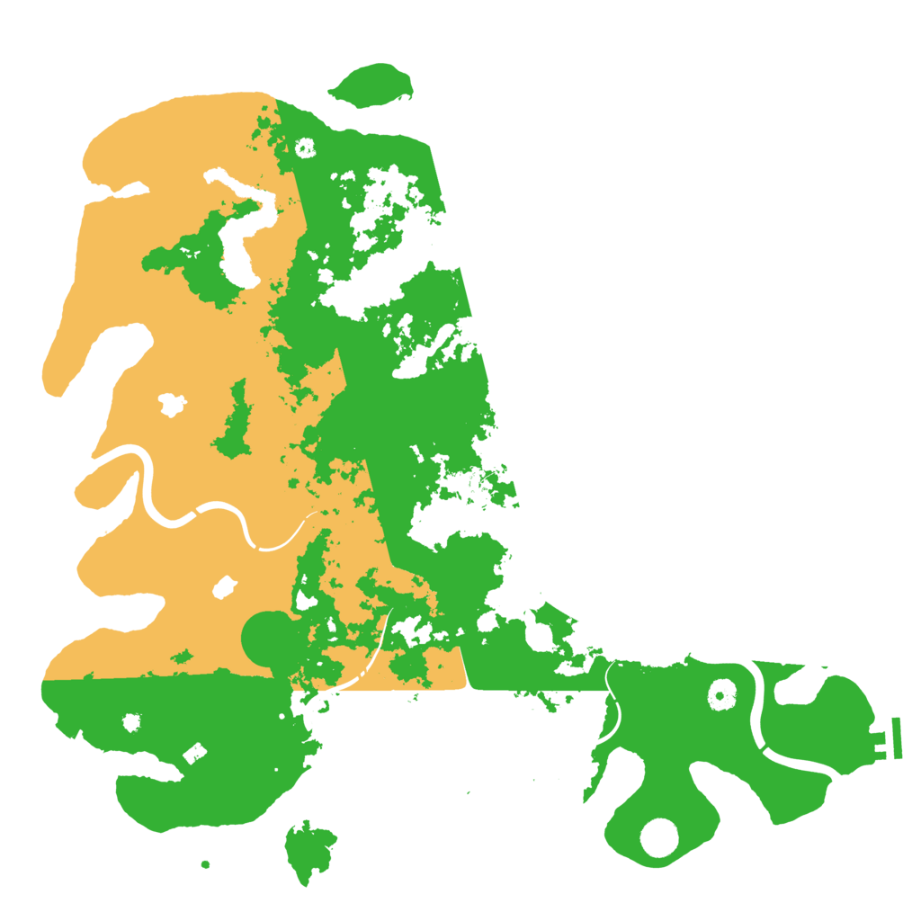 Biome Rust Map: Procedural Map, Size: 4500, Seed: 411076992