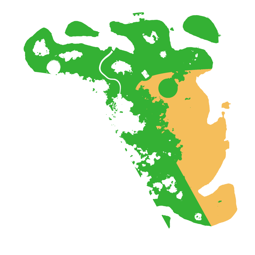 Biome Rust Map: Procedural Map, Size: 3500, Seed: 213900033