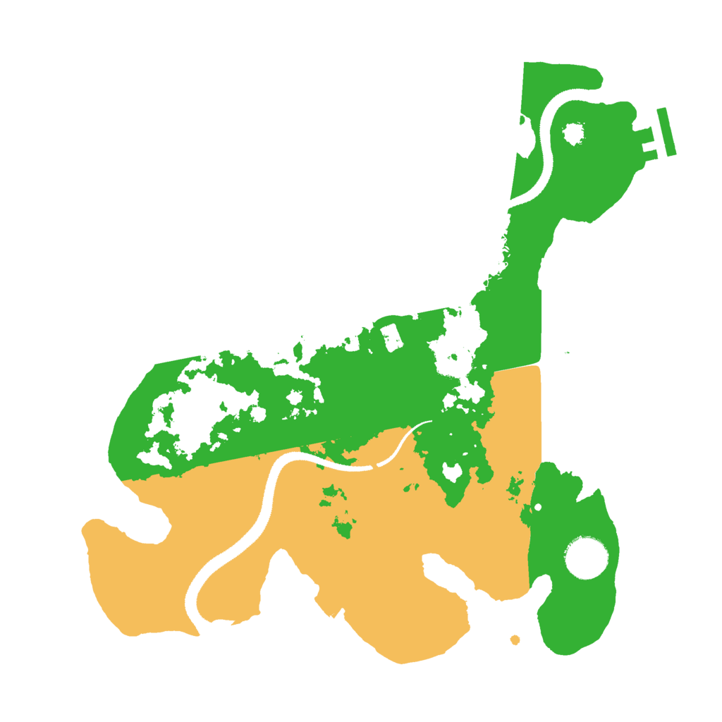 Biome Rust Map: Procedural Map, Size: 3000, Seed: 15066