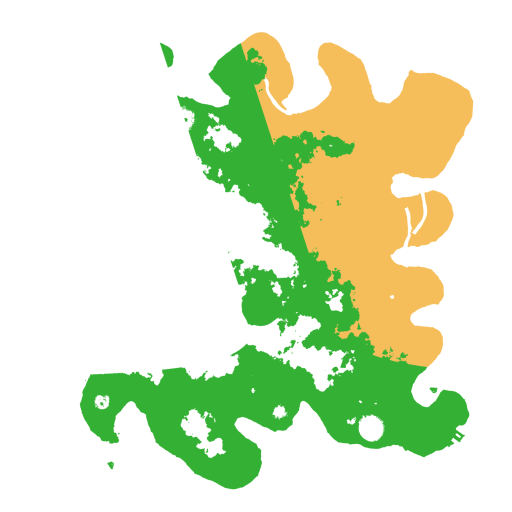 Biome Rust Map: Procedural Map, Size: 3600, Seed: 49493