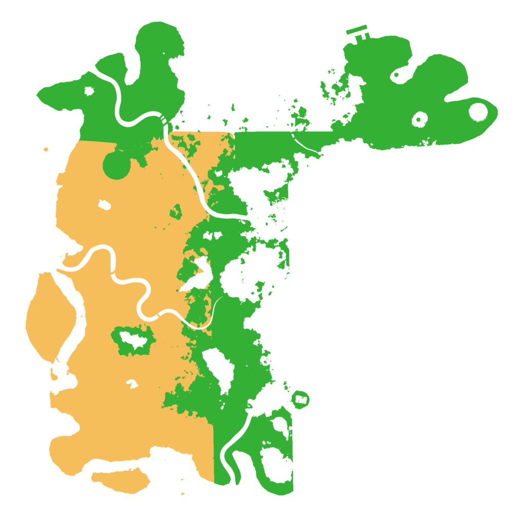 Biome Rust Map: Procedural Map, Size: 5000, Seed: 1428775942