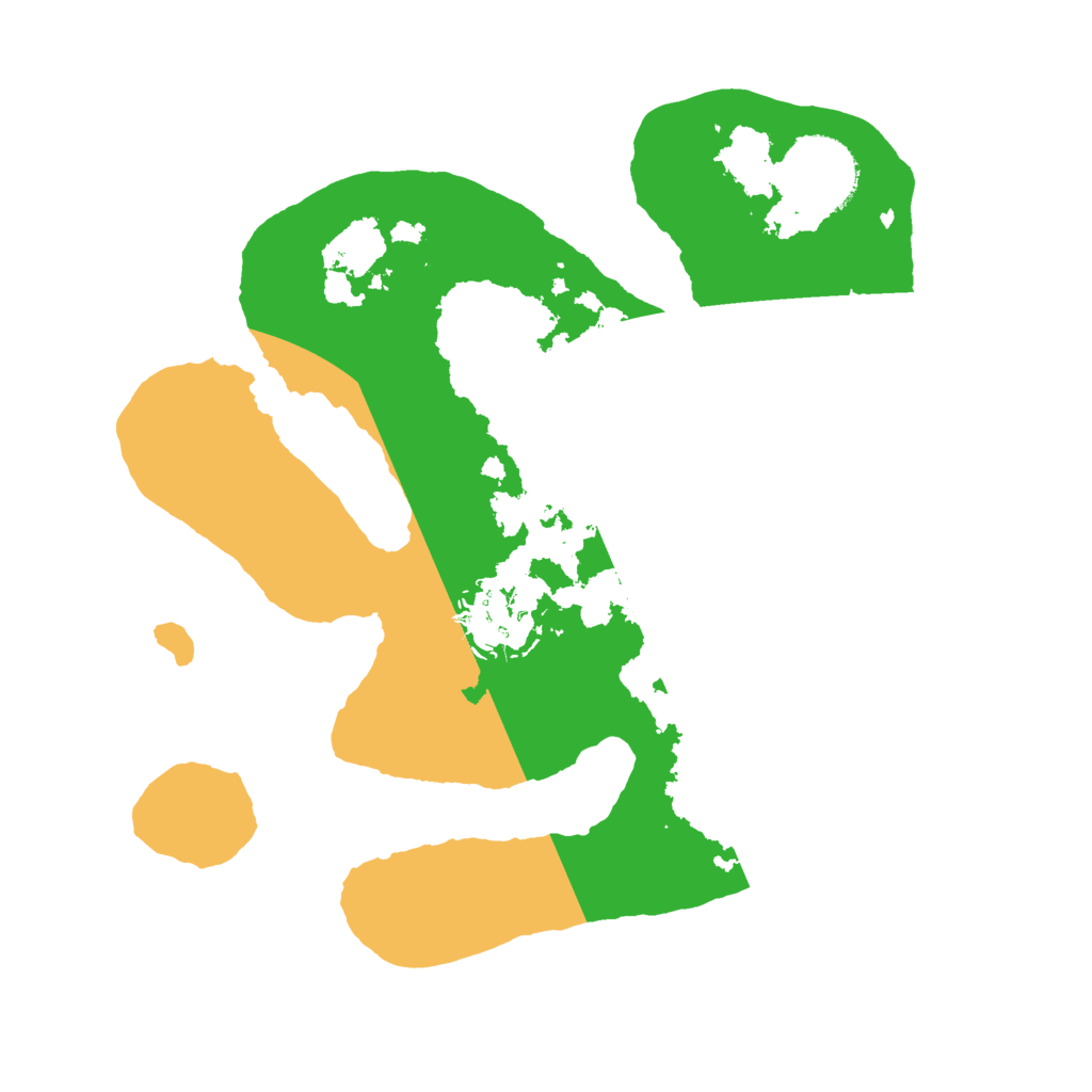 Biome Rust Map: Barren, Size: 2500, Seed: 15151516