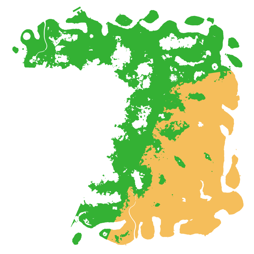 Biome Rust Map: Procedural Map, Size: 6000, Seed: 223