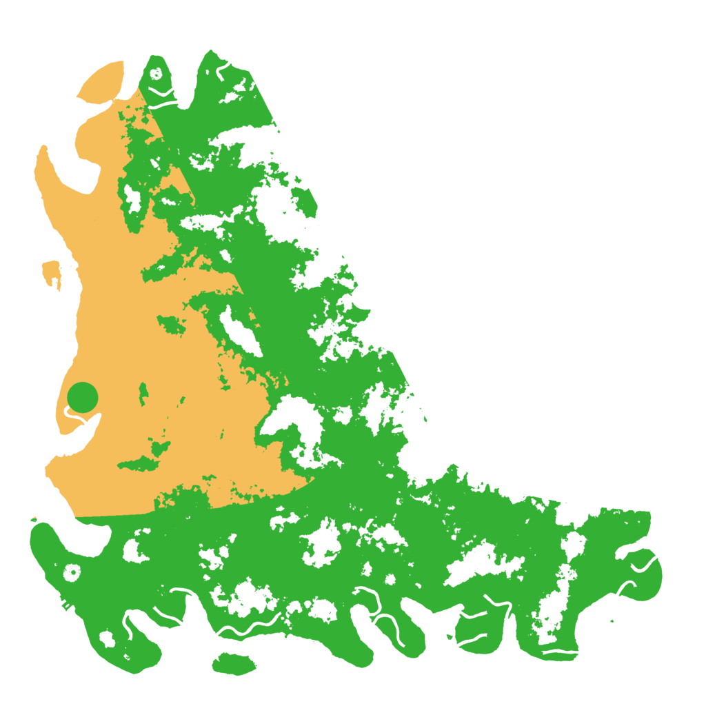 Biome Rust Map: Procedural Map, Size: 6000, Seed: 15432