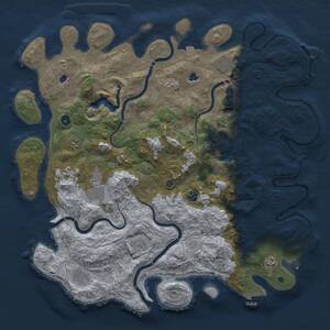 Thumbnail Rust Map: Procedural Map, Size: 4800, Seed: 6738, 14 Monuments