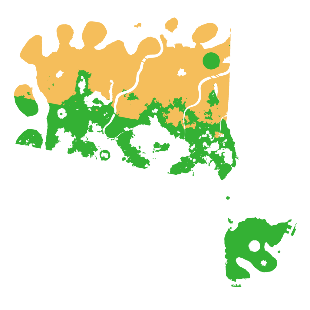 Biome Rust Map: Procedural Map, Size: 4800, Seed: 6738