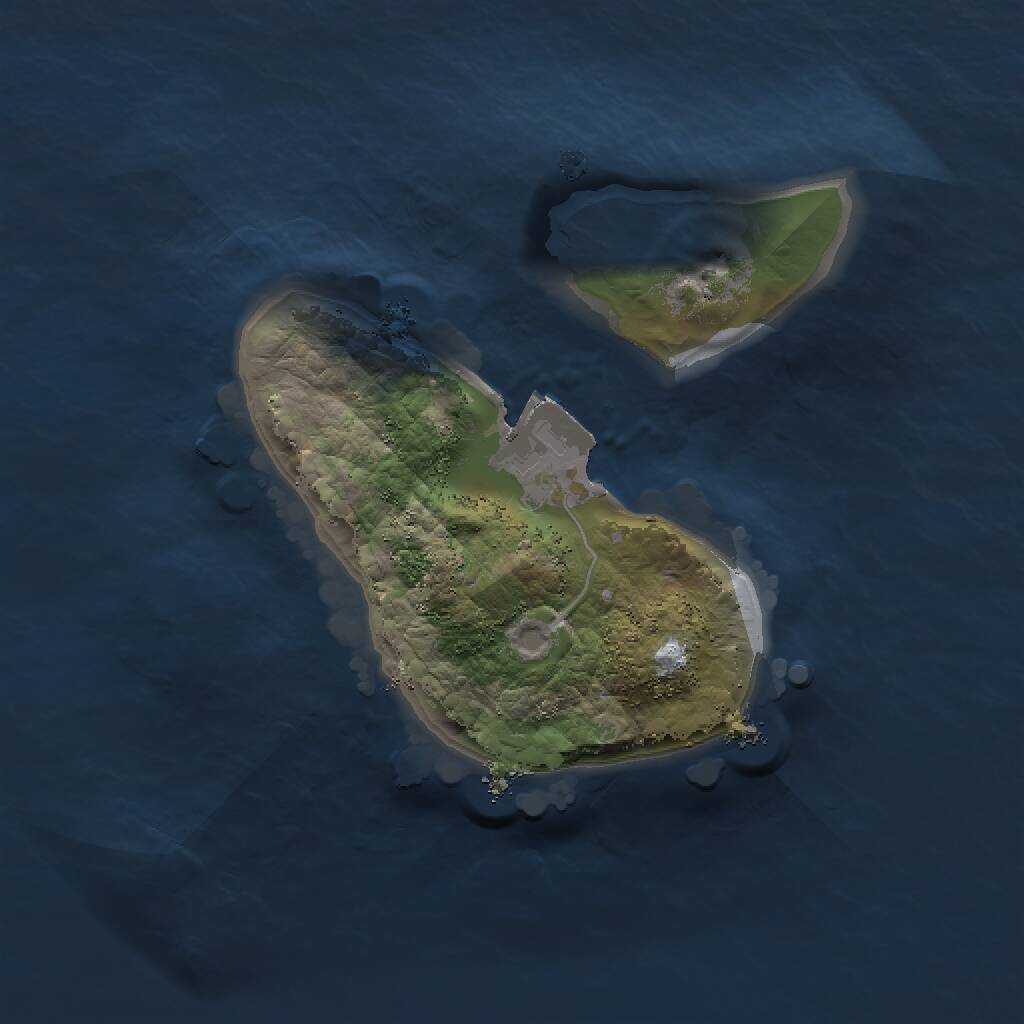 Rust Map: Procedural Map, Size: 1500, Seed: 49, 1 Monuments