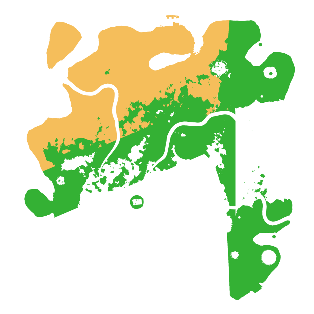 Biome Rust Map: Procedural Map, Size: 3700, Seed: 1425388176