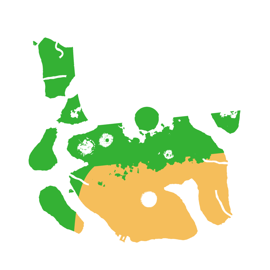 Biome Rust Map: Procedural Map, Size: 3000, Seed: 31245