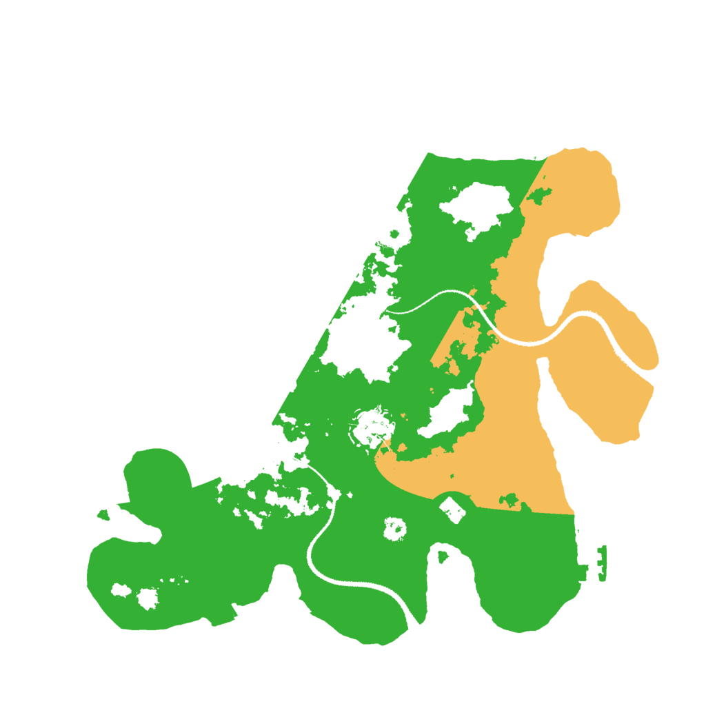 Biome Rust Map: Procedural Map, Size: 3000, Seed: 2009