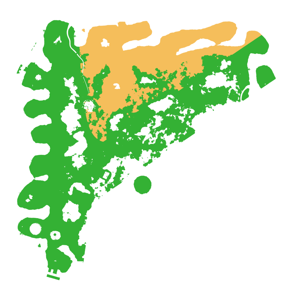 Biome Rust Map: Procedural Map, Size: 4500, Seed: 313818