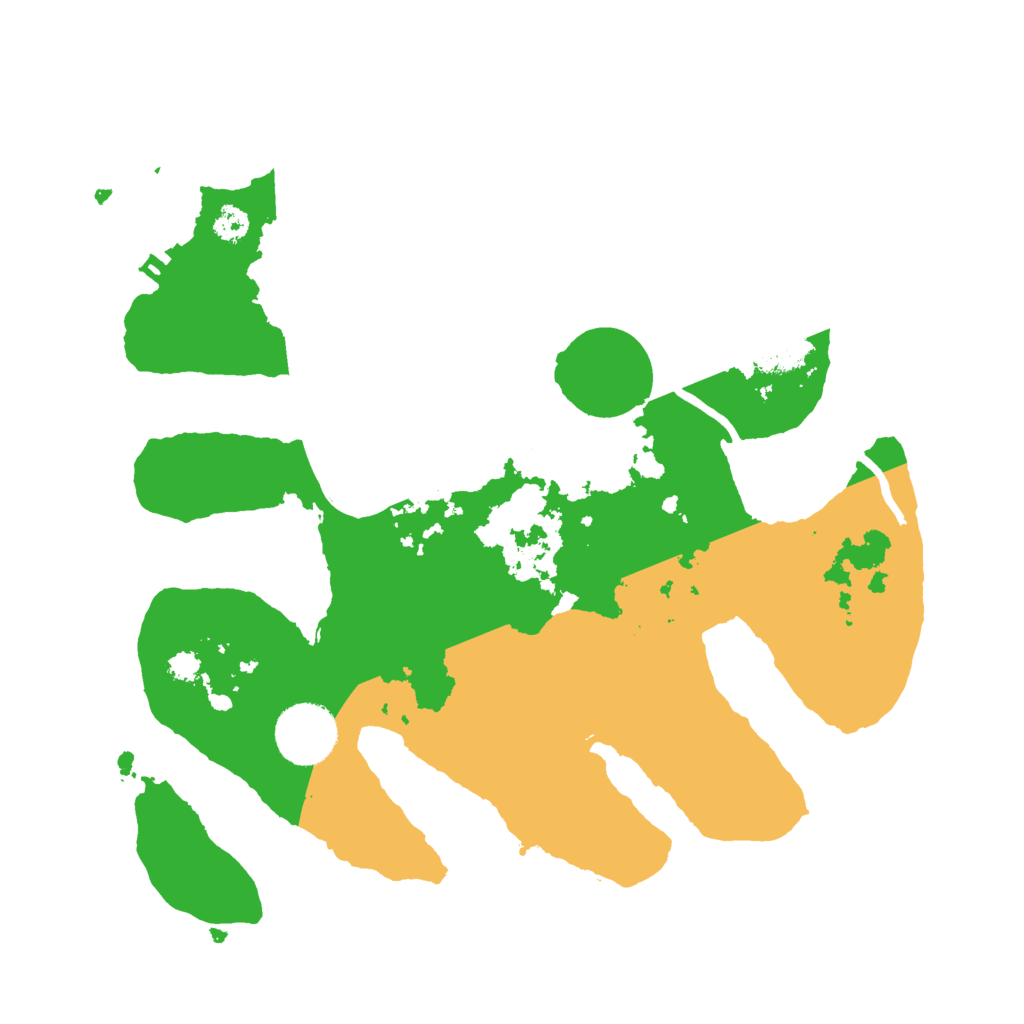 Biome Rust Map: Procedural Map, Size: 3000, Seed: 60195445