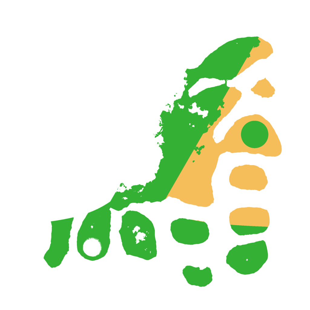 Biome Rust Map: Barren, Size: 3000, Seed: 663414