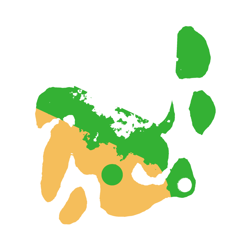 Biome Rust Map: Barren, Size: 3000, Seed: 190086