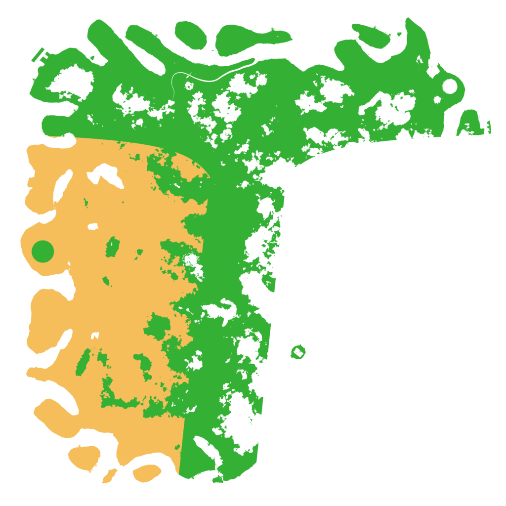 Biome Rust Map: Procedural Map, Size: 6000, Seed: 4225354