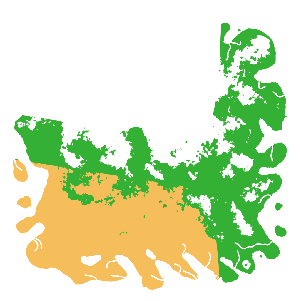 Biome Rust Map: Procedural Map, Size: 5200, Seed: 41