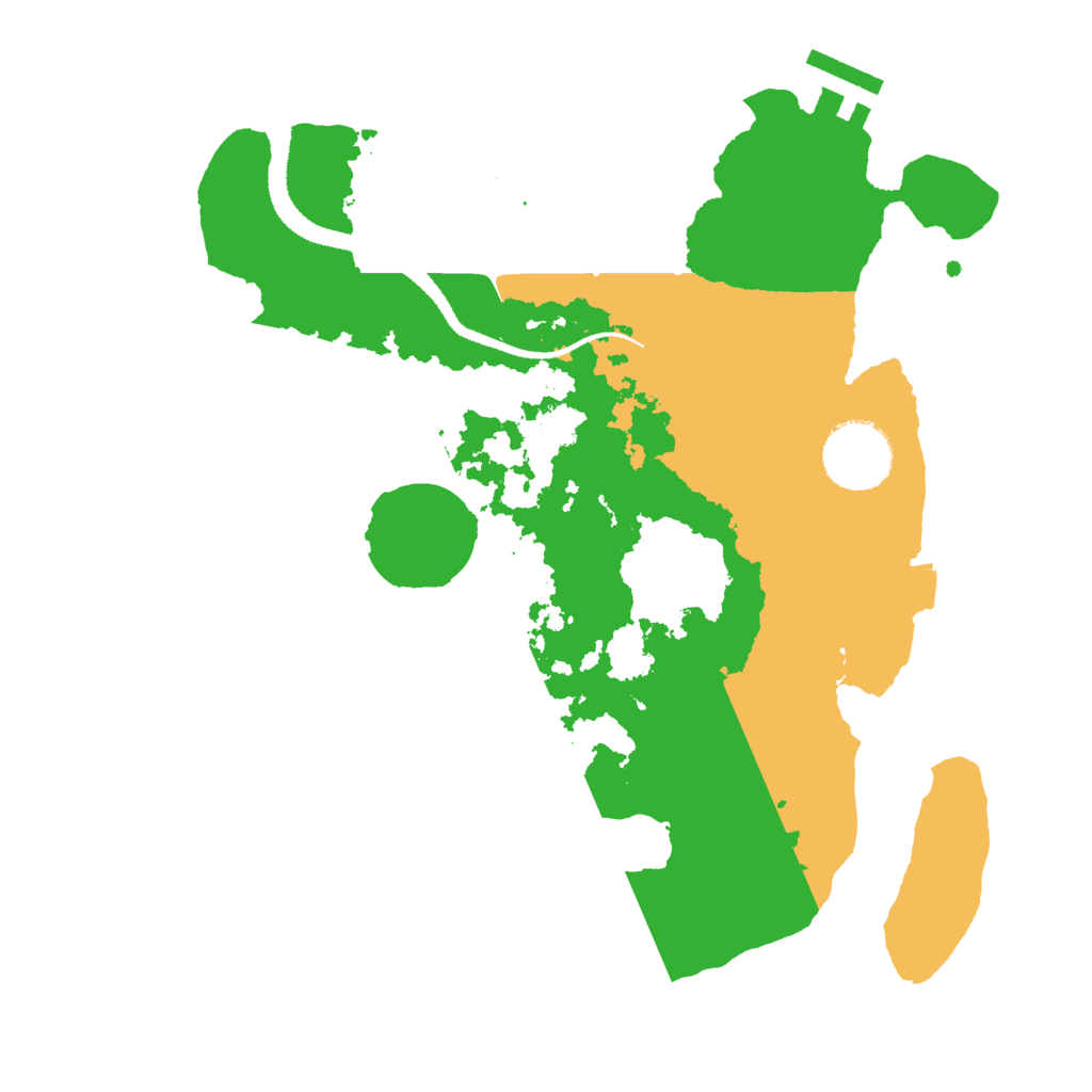 Biome Rust Map: Procedural Map, Size: 2800, Seed: 32