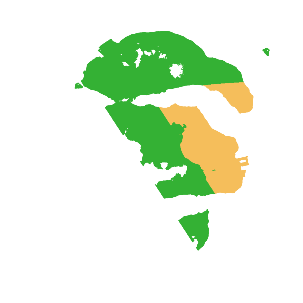 Biome Rust Map: Procedural Map, Size: 2000, Seed: 1199663532