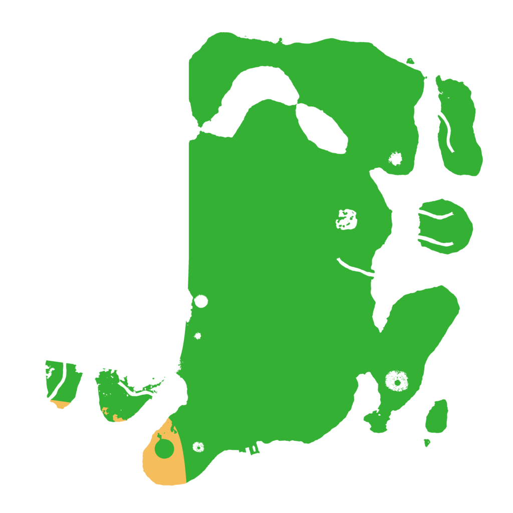 Biome Rust Map: Procedural Map, Size: 3500, Seed: 309323007