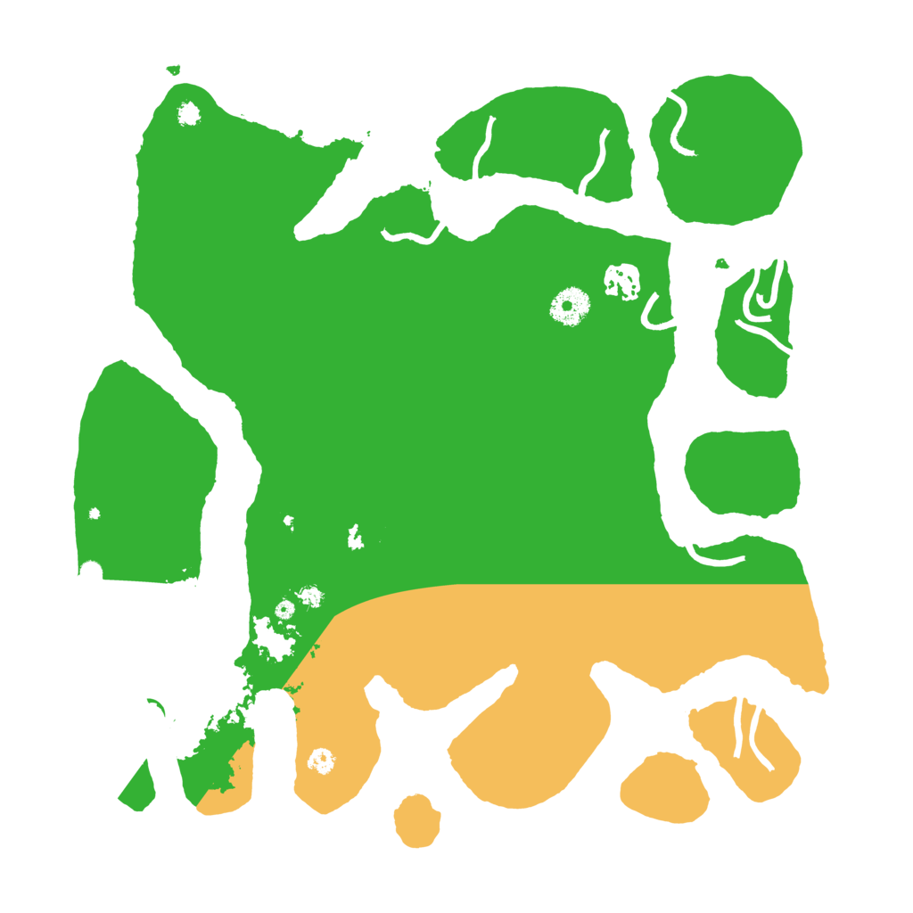 Biome Rust Map: Procedural Map, Size: 3600, Seed: 59480410