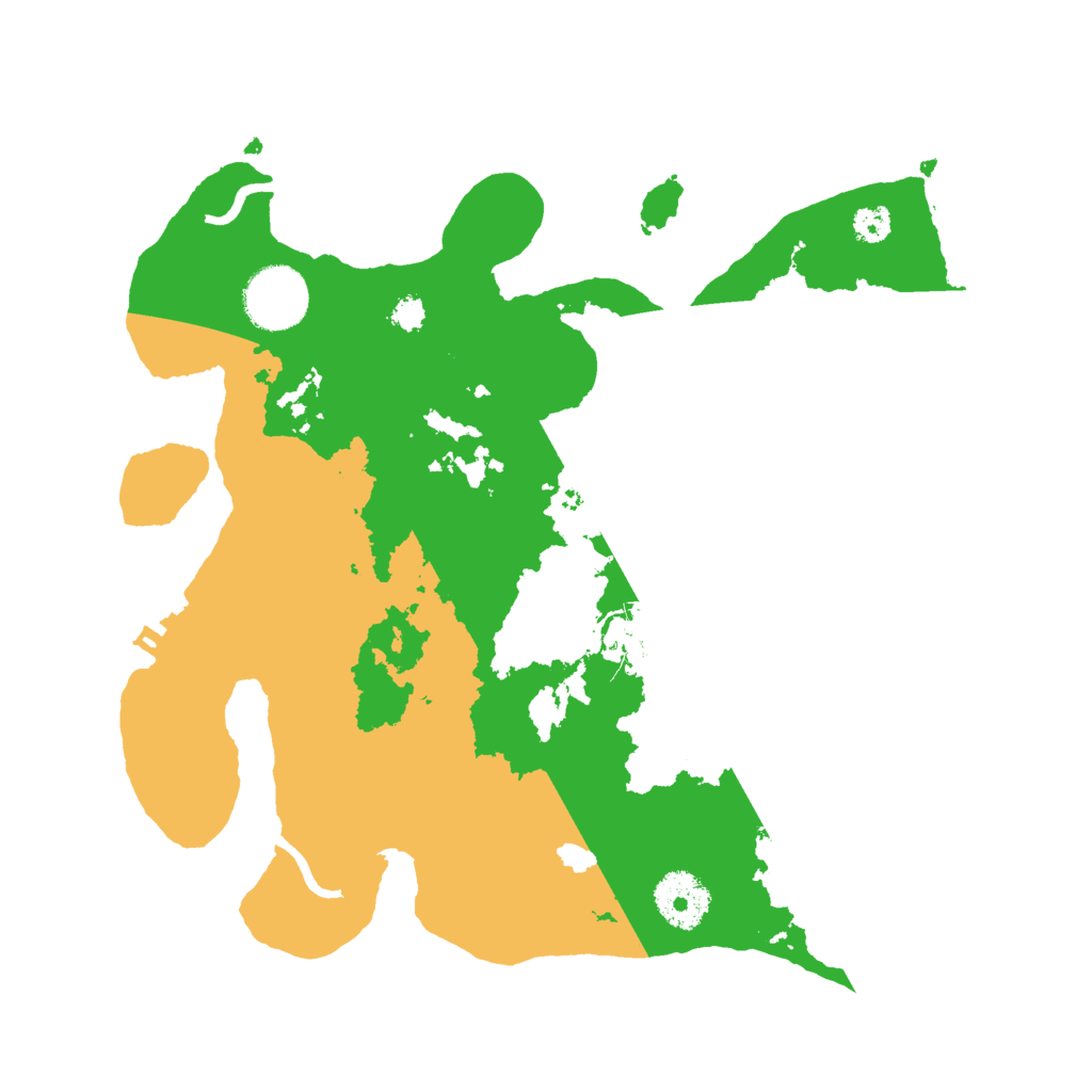 Biome Rust Map: Procedural Map, Size: 3000, Seed: 21433