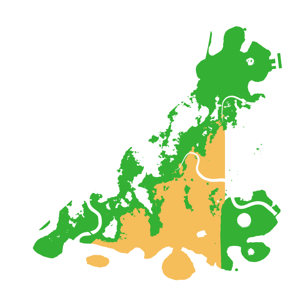 Biome Rust Map: Procedural Map, Size: 4000, Seed: 144616