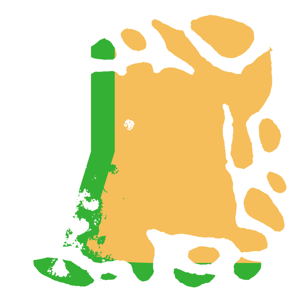 Biome Rust Map: Barren, Size: 4500, Seed: 25722321