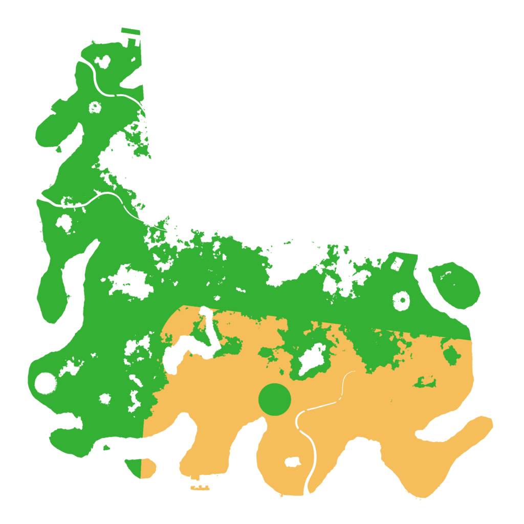 Biome Rust Map: Procedural Map, Size: 4250, Seed: 9647