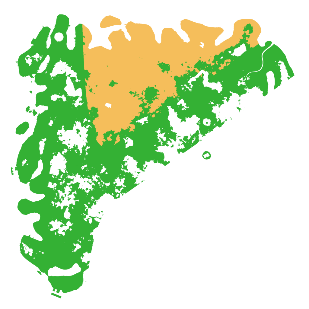Biome Rust Map: Procedural Map, Size: 6000, Seed: 235