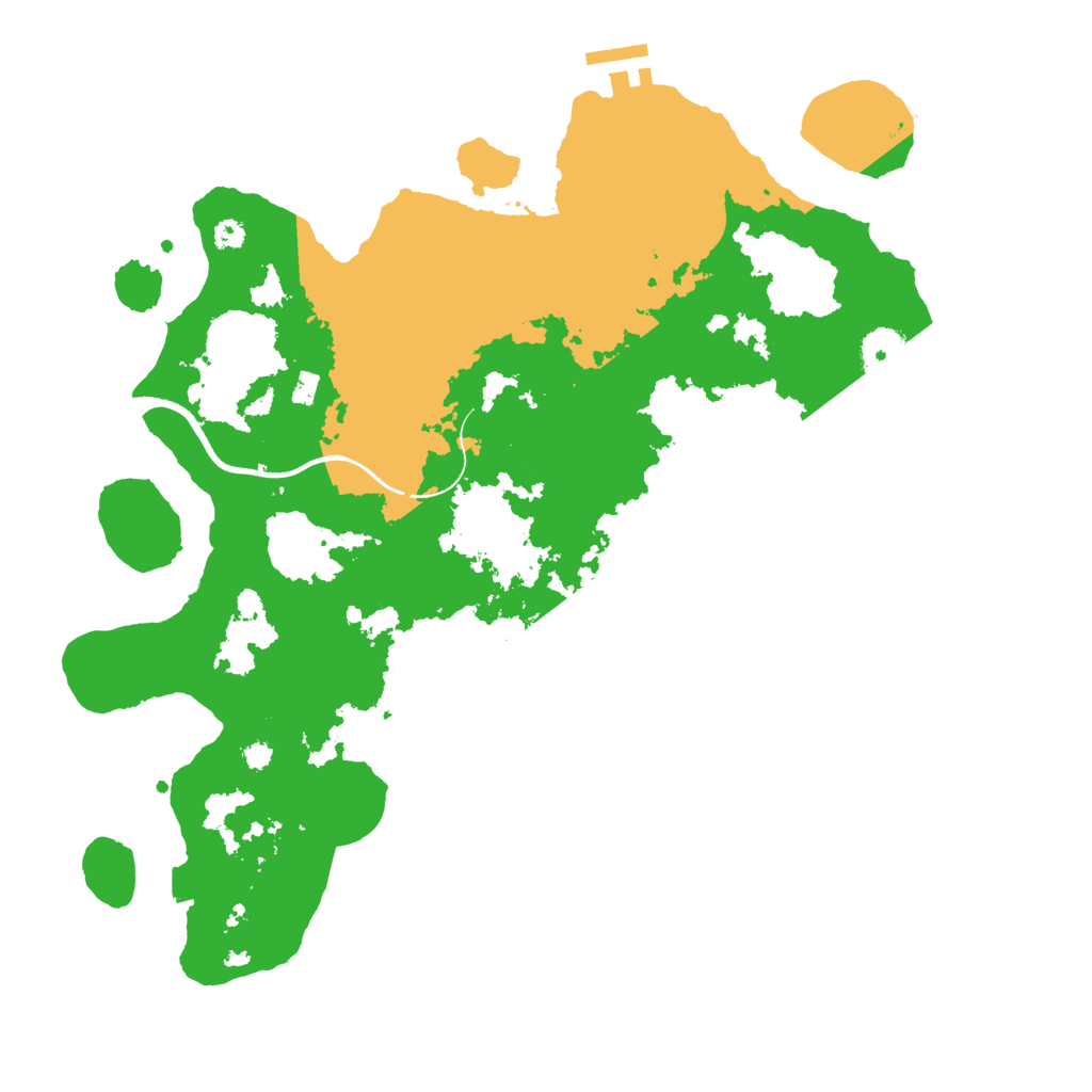 Biome Rust Map: Procedural Map, Size: 3550, Seed: 1521126724