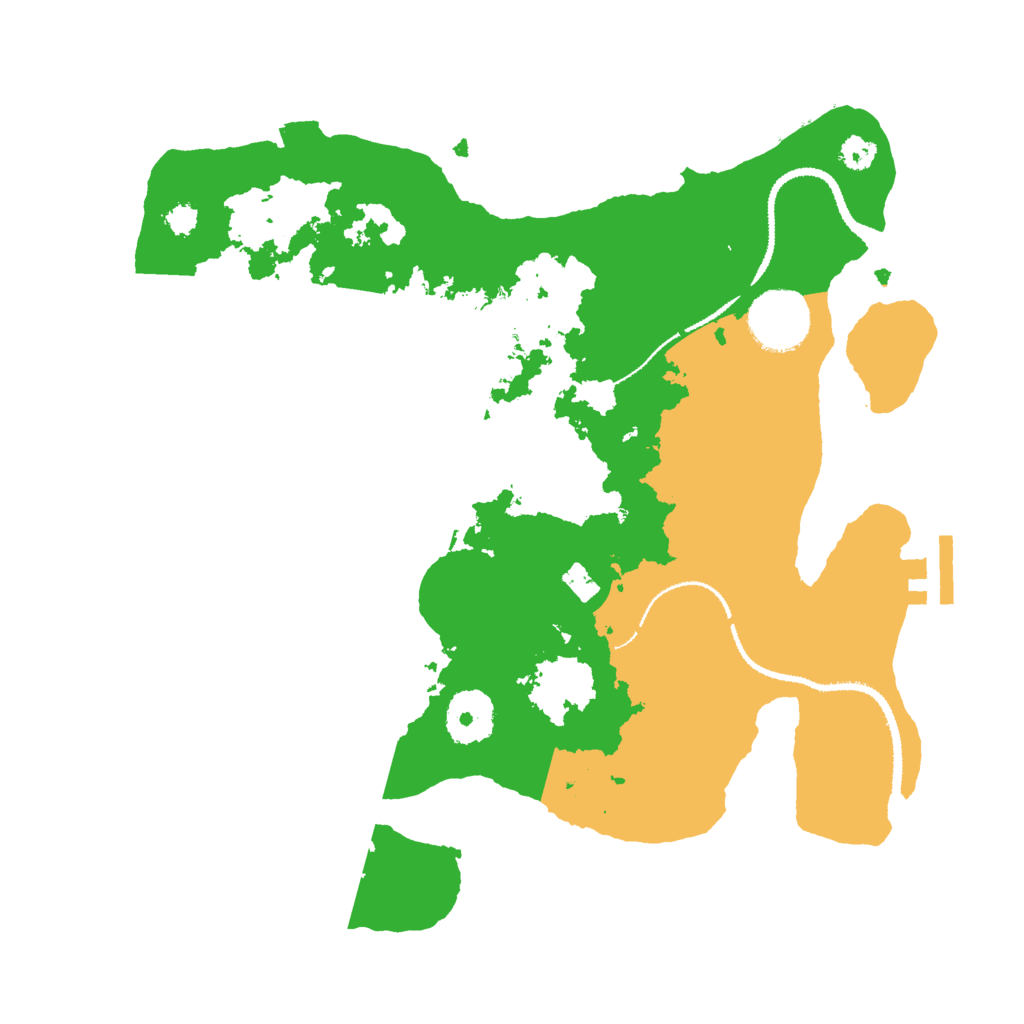 Biome Rust Map: Procedural Map, Size: 3000, Seed: 952899012