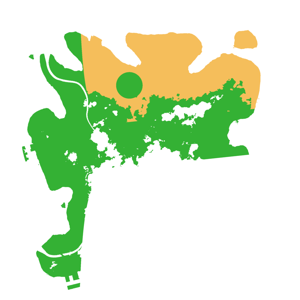Biome Rust Map: Procedural Map, Size: 3000, Seed: 199488055
